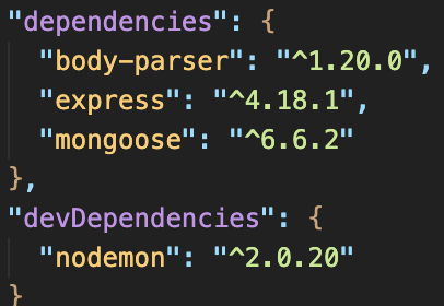 devDependencies